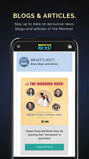 Monster RX93.1 Screenshot 2