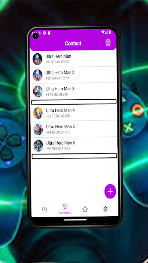 Ultra Hero Man Fake Video Call Screenshot 0