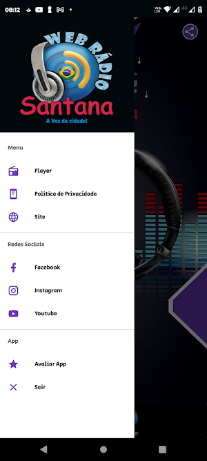 Web Rádio Santana Screenshot 2