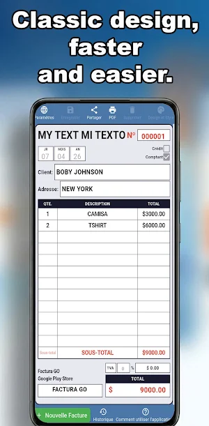 Invoice GO: Fast & Easy PDF Screenshot 0