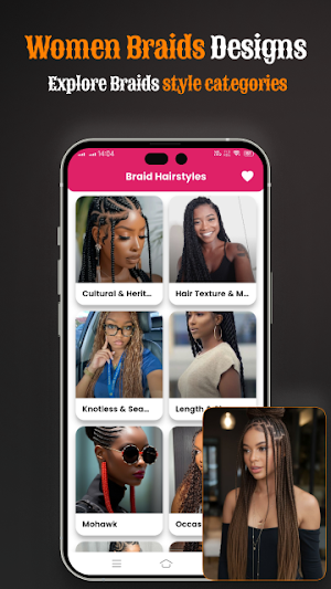 Braids Hairstyles for Women Screenshot 1