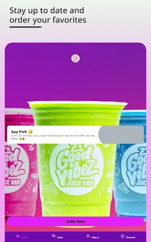 Z's Good Vibez Juice Bar Screenshot 0