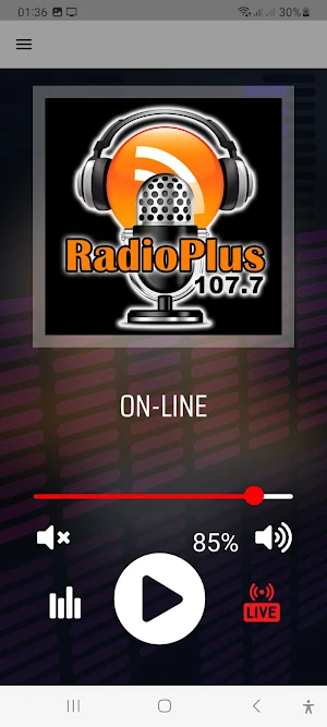 RadioPlus 107.7 Screenshot 1
