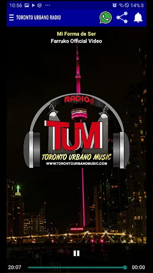Toronto Urbano Music Radio Screenshot 1