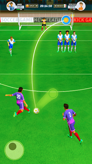 Penalty Kick Football Game Screenshot 1