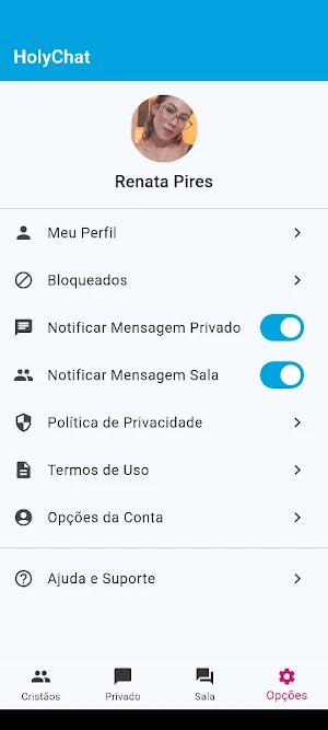 HolyChat: Santo Relacionamento Screenshot 3