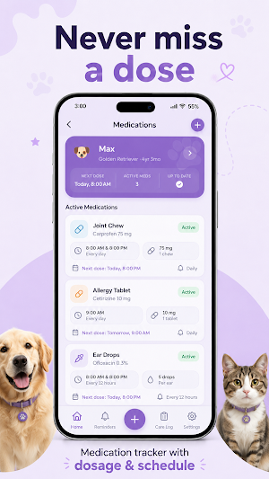 Pet Care Tracker: Health Log Screenshot 1