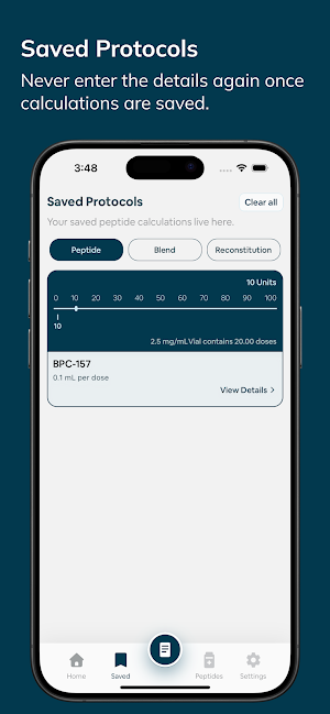 Peptide Calculator Screenshot 3