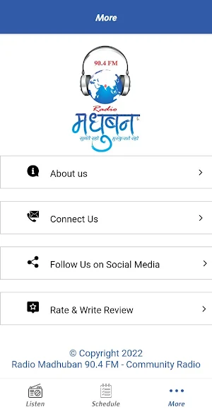 Radio Madhuban App Screenshot 2