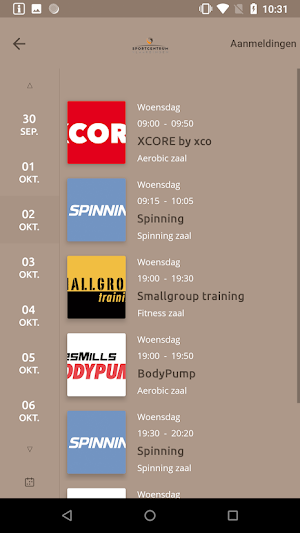 Sportcentrum Vlaardingen Screenshot 1