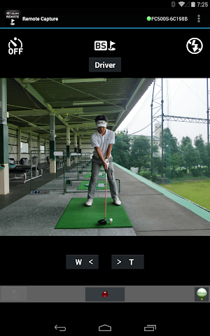 EXILIM Remote for GOLF Screenshot 1