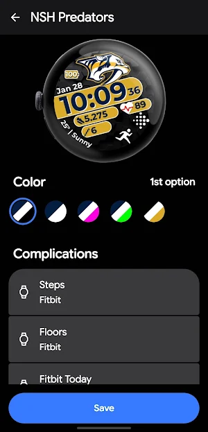 Wear OS | Nashville Predators Screenshot 1