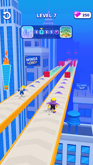 Sky Race 3D - Parkour Games Screenshot 1