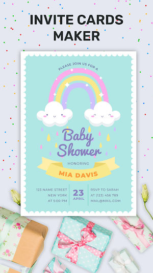 Invite Card, Birthday Card Screenshot 0