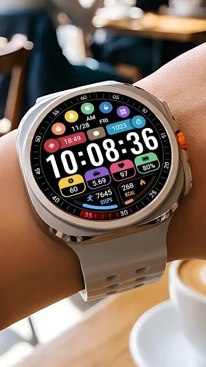 Gorgeous Text Clock ZKin Watch Screenshot 0