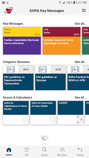 EHRA Key Messages Screenshot 0