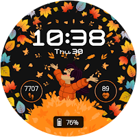 Animated Autumn WS7 Watch Face