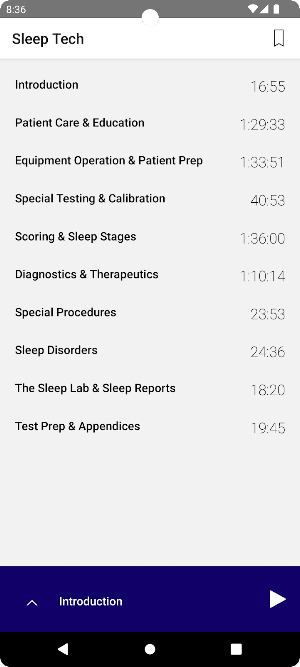 Sleep Tech Audio Lectures Screenshot 0