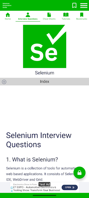 Automation Guide Selenium Screenshot 1