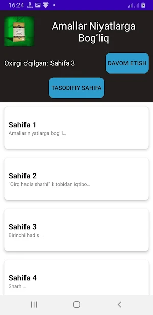Amallar Niyatga Bog'liq Screenshot 3