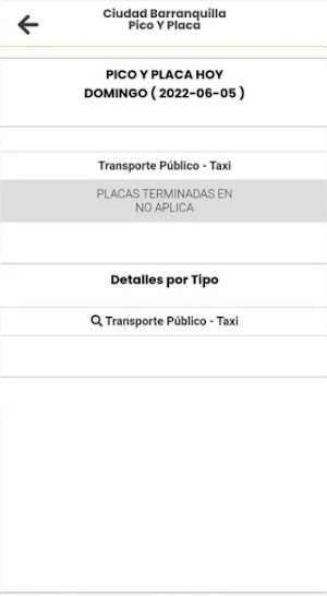 Ciudad Barranquilla PicoYPlaca Screenshot 3