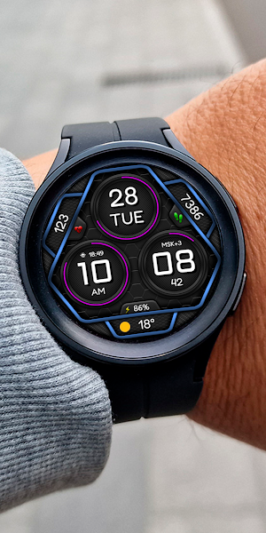 DIGI GLAXON URX48 Watch face Screenshot 3