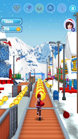 Santa Girl Run Screenshot 2