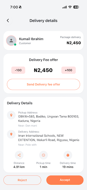 Ryde9ja: Driver Screenshot 2