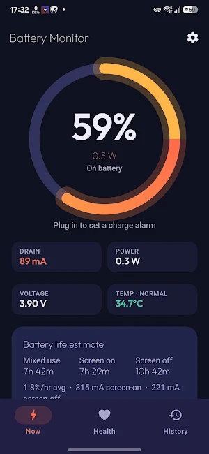 Battery Current Monitor Screenshot 0