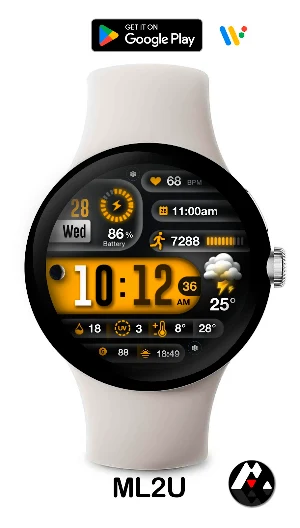 ML2U 256 Watch Face Screenshot 2