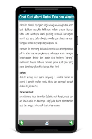 Ramuan Obat Kuat Screenshot 2