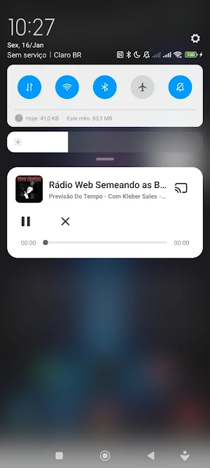 Rádio Web Semeando as Boas N. Screenshot 1