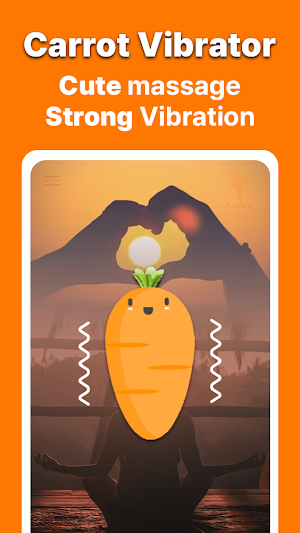 Carrot Vibrator: Vibration App Screenshot 1