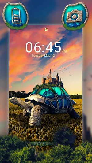 Giant Turtle Fantasy Launcher Theme Screenshot 2