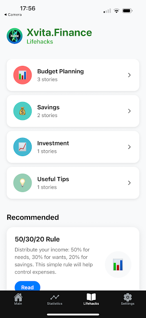 Xvita.Finance Screenshot 2