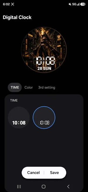 GR Cat Girls Watchfaces Screenshot 3