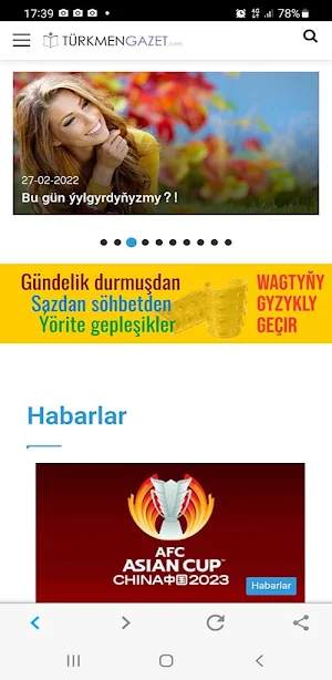 Turkmengazet Screenshot 0