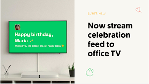 CelebrationsBot for Office TV Screenshot 0