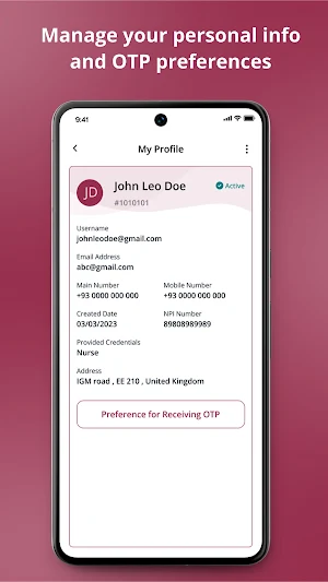 ARCM 24/7 HealthVitals Prov. Screenshot 2