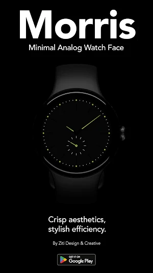 Morris – Minimal Watch Face Screenshot 0