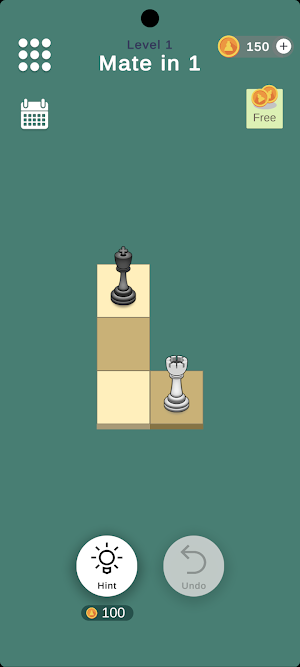 Pocket Chess Checkmate Puzzles Screenshot 0
