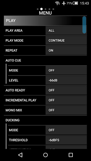 TASCAM SS250 CONTROL Screenshot 1