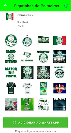 Figurinhas do Palmeiras Screenshot 1