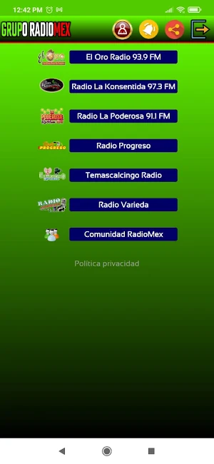 Grupo Radiomex Screenshot 0