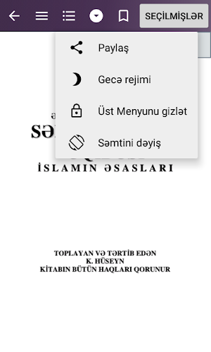 Islam Kitabxanası Screenshot 2