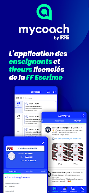 MyCoach by FFEscrime Screenshot 0