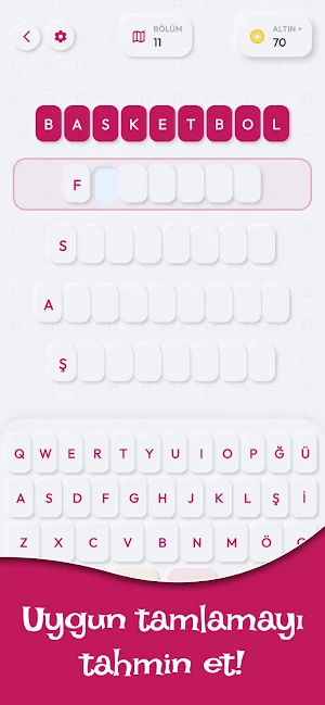 Kelime Örgüsü: Kelime Tamamla Screenshot 2