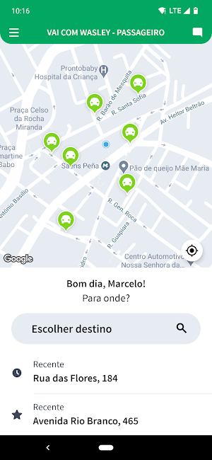 Vai com Wasley - Passageiro Screenshot 0