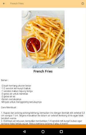 Resep Fast Food Screenshot 3
