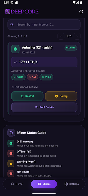 DeepCore Hosting Screenshot 2